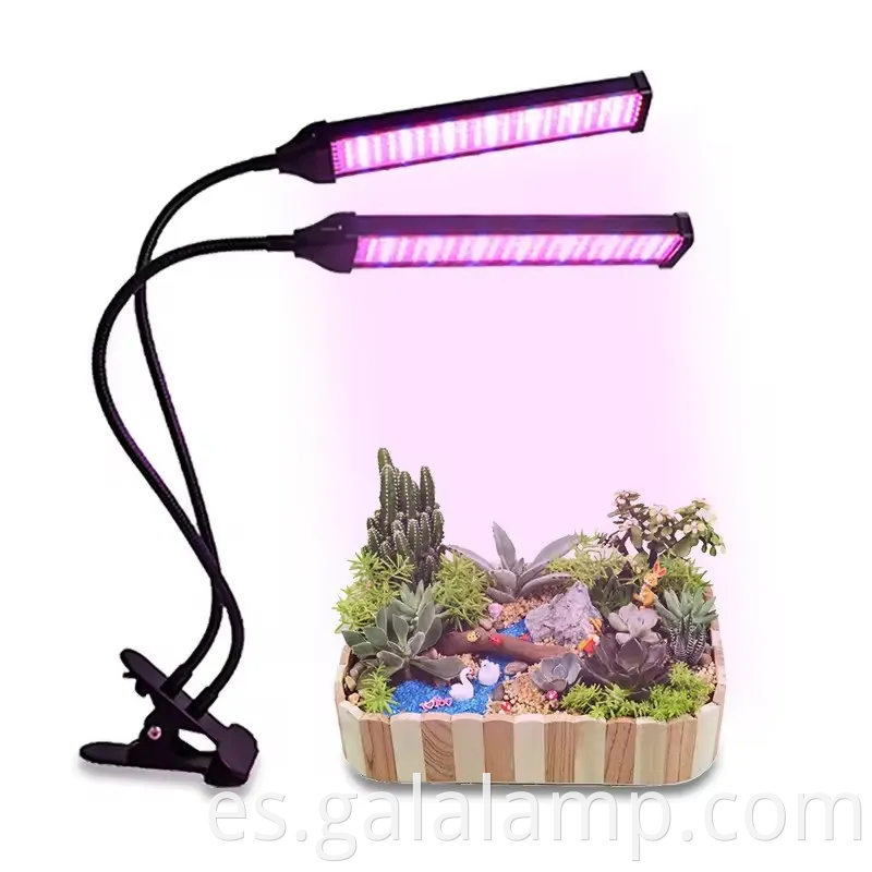 Luz de cultivo LED de clip ajustable con característica de relleno versátil
